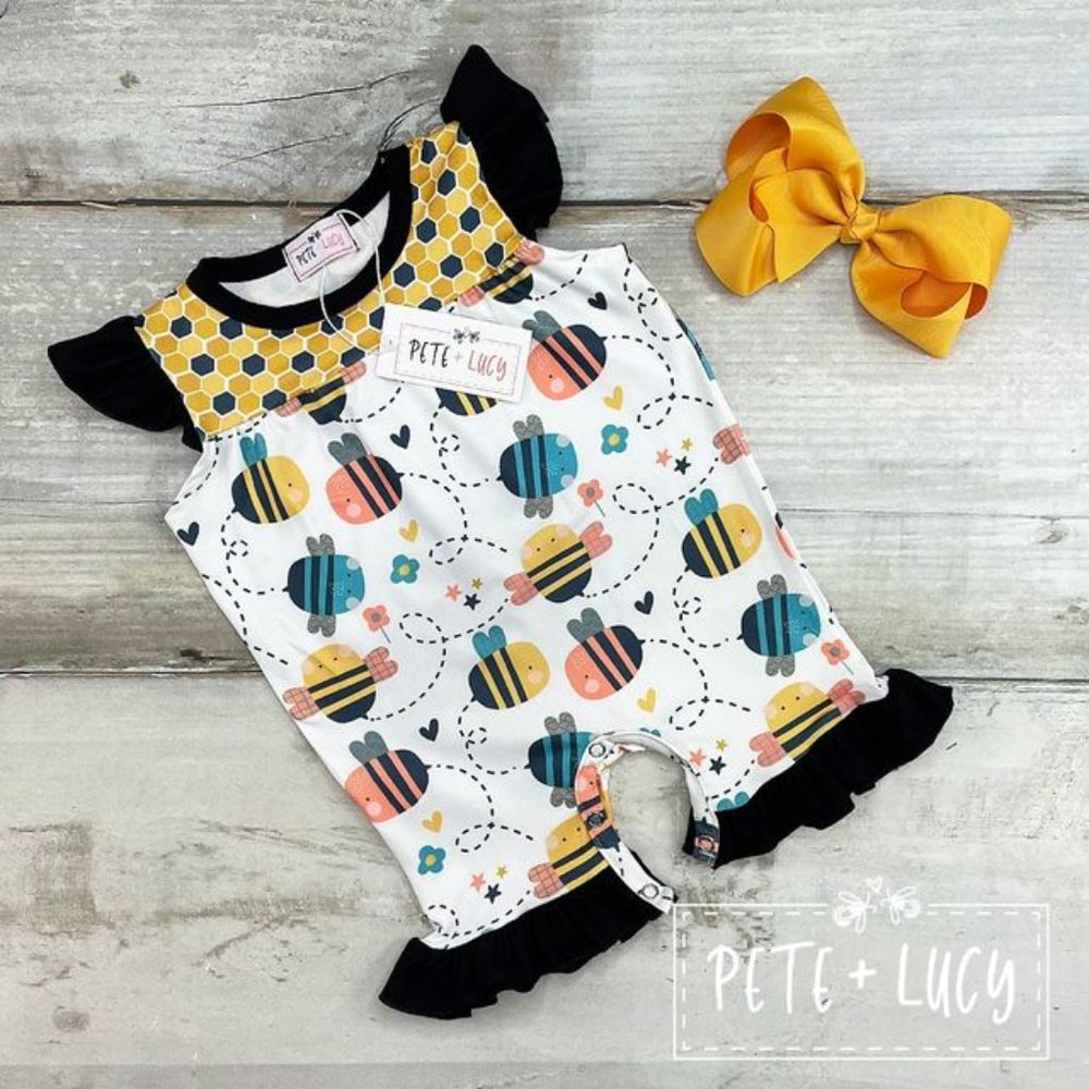 Buzzing Bees Infant Romper